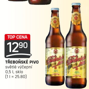 Pivo světlé výčepní Třeboňské Bohemia Regent