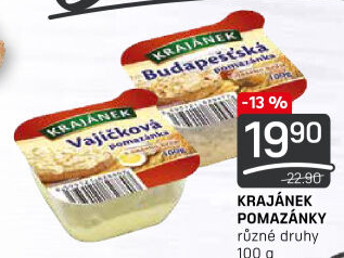 Pomazánky Krajánek