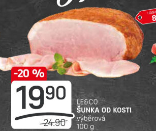 Šunka od kosti výběrová LE&amp