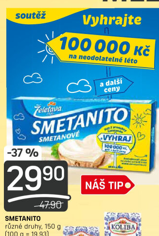 Sýr tavený Smetanito Želetava