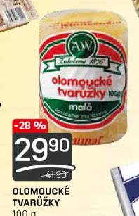 Sýr tvarůžky olomoucké A.W.