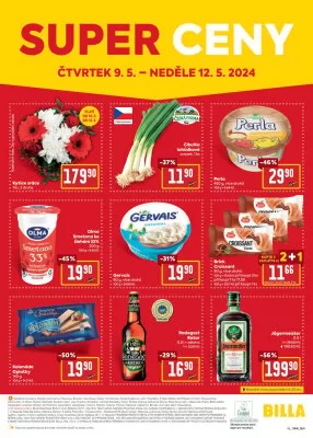 akční leták BILLA 6.5.2024-14.5.2024