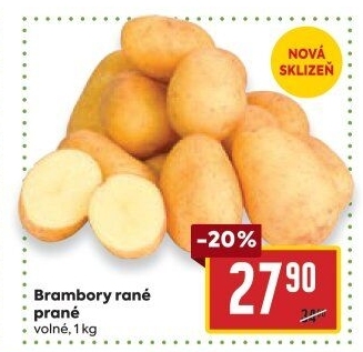 Brambory konzumní rané