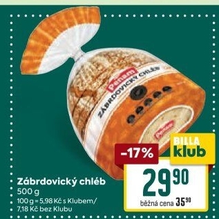 Chléb zábrdovický Penam