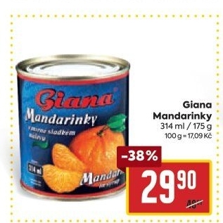 Kompot mandarinky Giana