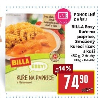 Kuře na paprice Easy Billa