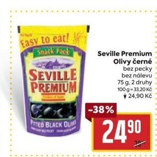 Olivy černé Seville Premium
