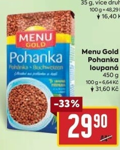 Pohanka Menu Gold