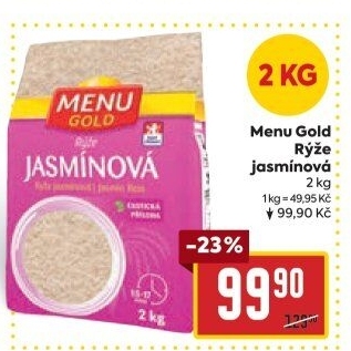 Rýže jasmínová Menu Gold