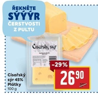 Sýr Císařský 45%