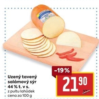 Sýr uzený salámový 44% Jihočeský Madeta