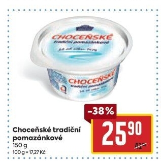 Tradiční pomazánkové Choceňské