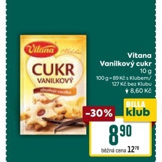 Vanilkový cukr Vitana