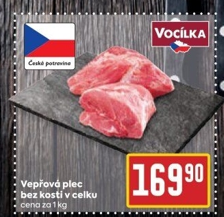 Vepřová plec bez kosti Vocílka