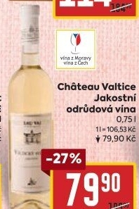 Vína Chateau Valtice