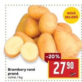 Brambory konzumní rané