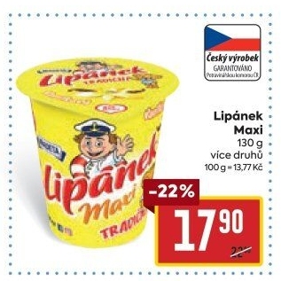 Dezert Lipánek Madeta