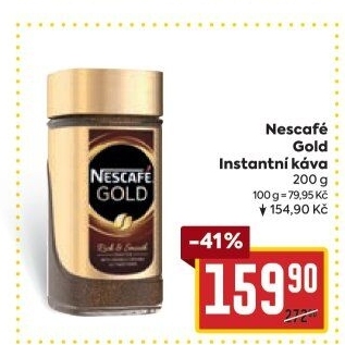 Instantní kávy Nescafé Gold