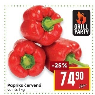 Paprika červená