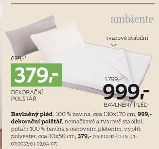 DEKORAČNÍ POLŠTÁŘ