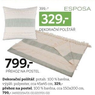 DEKORAČNÍ POLŠTÁŘ