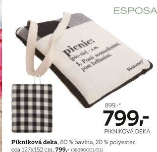 PIKNIKOVÁ DEKA
