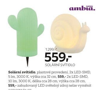SOLÁRNÍ SVÍTIDLO
