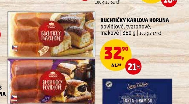 České buchtičky Karlova Koruna