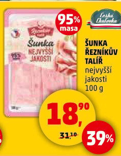Šunka nejvyšší jakosti Řezníkův talíř