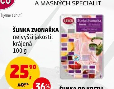 Šunka Zvonařka nejvyšší jakosti LE&amp