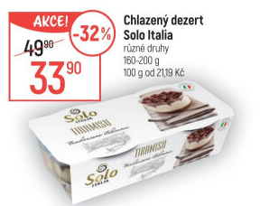 Dezert Tiramisu Solo Italia