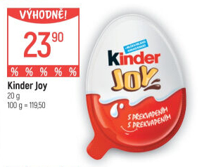 Kinder Joy s překvapením