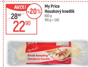 Knedlík houskový My Price