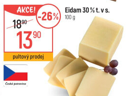 Sýr Eidam 30%