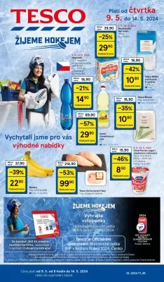 akční leták Tesco 9.5.2024-14.5.2024
