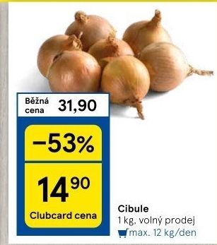 Cibule kuchyňská žlutá