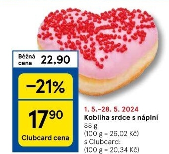 Kobliha s náplní