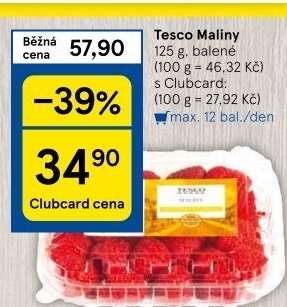 Maliny Tesco