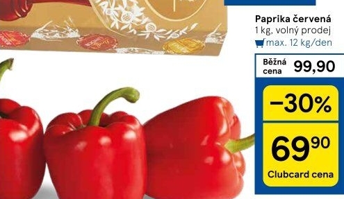 Paprika červená