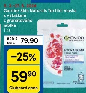 Pleťová maska Skin Naturals Garnier