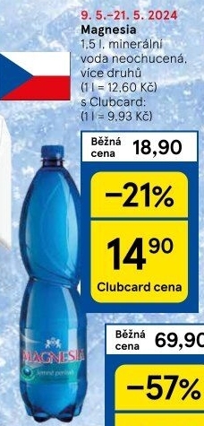 Přírodní voda Magnesia