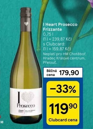 Prosecco Frizzante I Heart