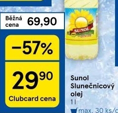 Slunečnicový olej Sunol