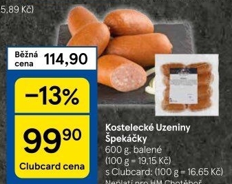 Špekáčky Kostelecké uzeniny