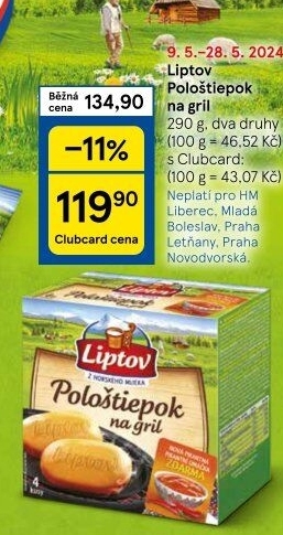 Sýr Pološtiepok na gril Liptov