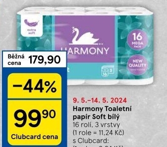 Toaletní papír 3vrstvý Harmony