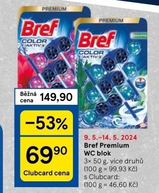 WC blok tuhý Premium Bref