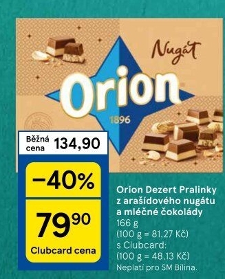 Bonboniéra Nugát Orion