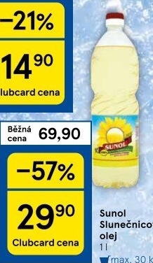 Slunečnicový olej Sunol