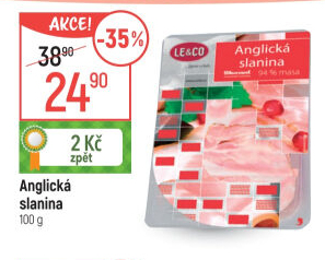 Anglická slanina LE&amp